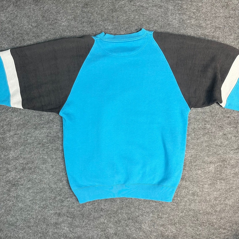 RARE Vintage 90s GALT SAND Carolina Panthers Sweatshirt Mens Medium Spellout‎ - Picture 11 of 15